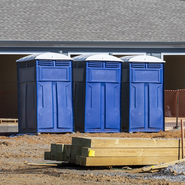 are there any restrictions on where i can place the porta potties during my rental period in Irving Illinois